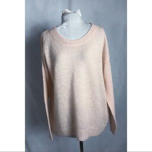 Aritzia Babaton Pink Mohair Blend Sweater Small